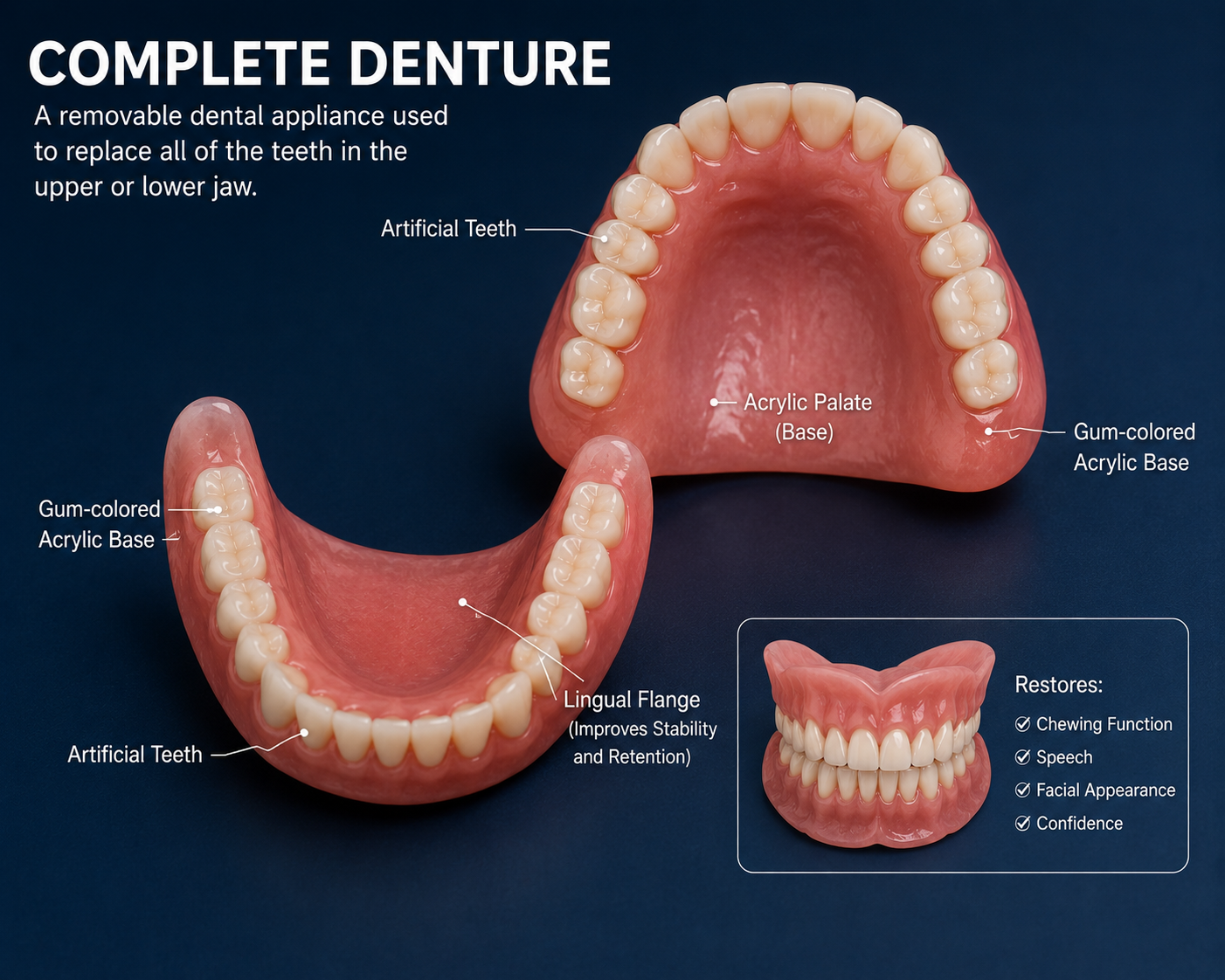 COMPLETE  DENTURE: