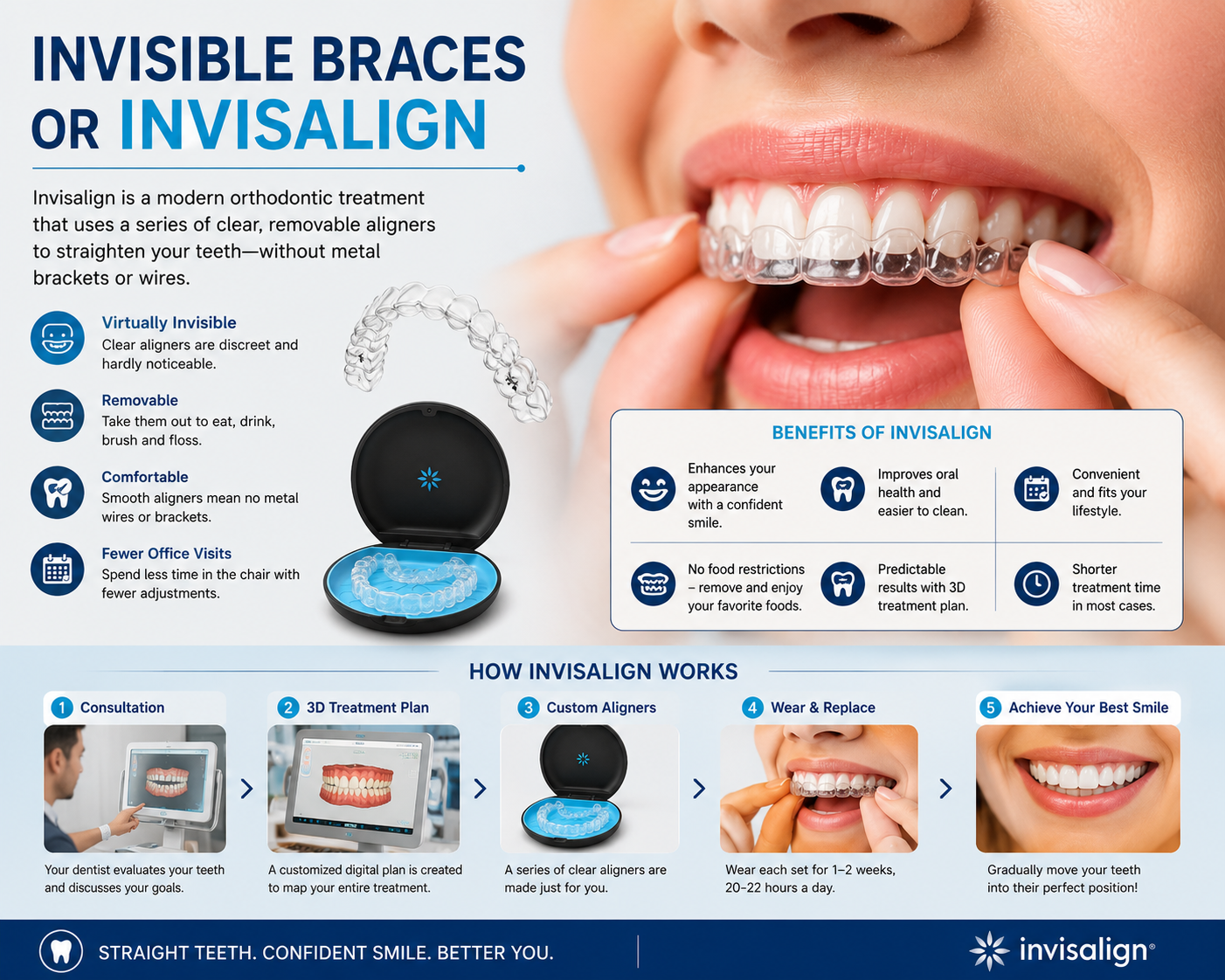 INVISIBLE BRACES OR INVASILIGN
